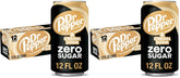 Dr Pepper and Cream Soda Zero Sugar Soda, 12 fl. oz. Cans, 12 Pack (Pack of 2)