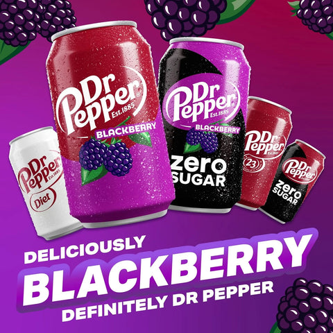 Dr. Pepper Blackberry Zero Sugar 12oz 12pk